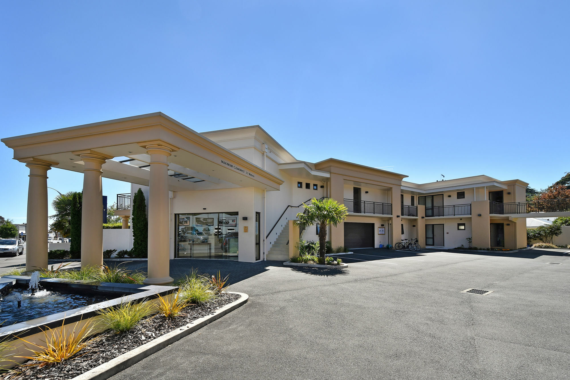 Palazzo Motor Lodge Nelson Exteriér fotografie The hotel's entrance